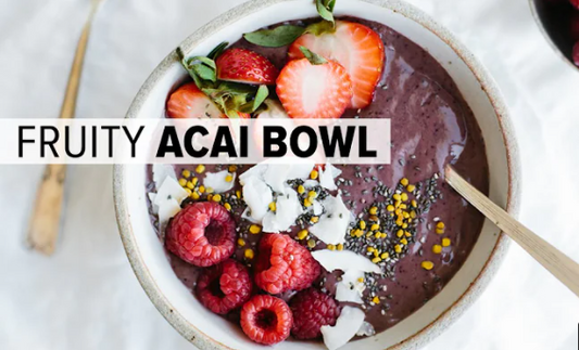 ACAI BOWL WITH MIXED BERRIES | healthy smoothie bowl goodness
